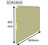 ECIR14020 Parkray Left Side Brick  |  Aspect 14 (NON Eco)